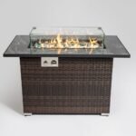 AECOJOY 44-Inch Outdoor Propane Fire Pit – 50,000 BTU