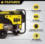 Champion 100812 Portable Generator, 6,250W with Wheel Kit – Refurbished - Image 5