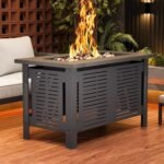 AECOJOY 43-Inch Metal Fire Pit Table – Outdoor Propane Patio Fireplace - Image 2