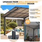 AECOJOY 16 x 10 ft Hardtop Gazebo – Spacious Outdoor Shelter - Image 5